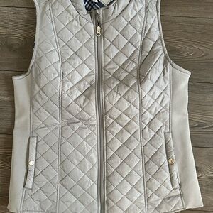 Gray quilted vest- Size med  NWOT